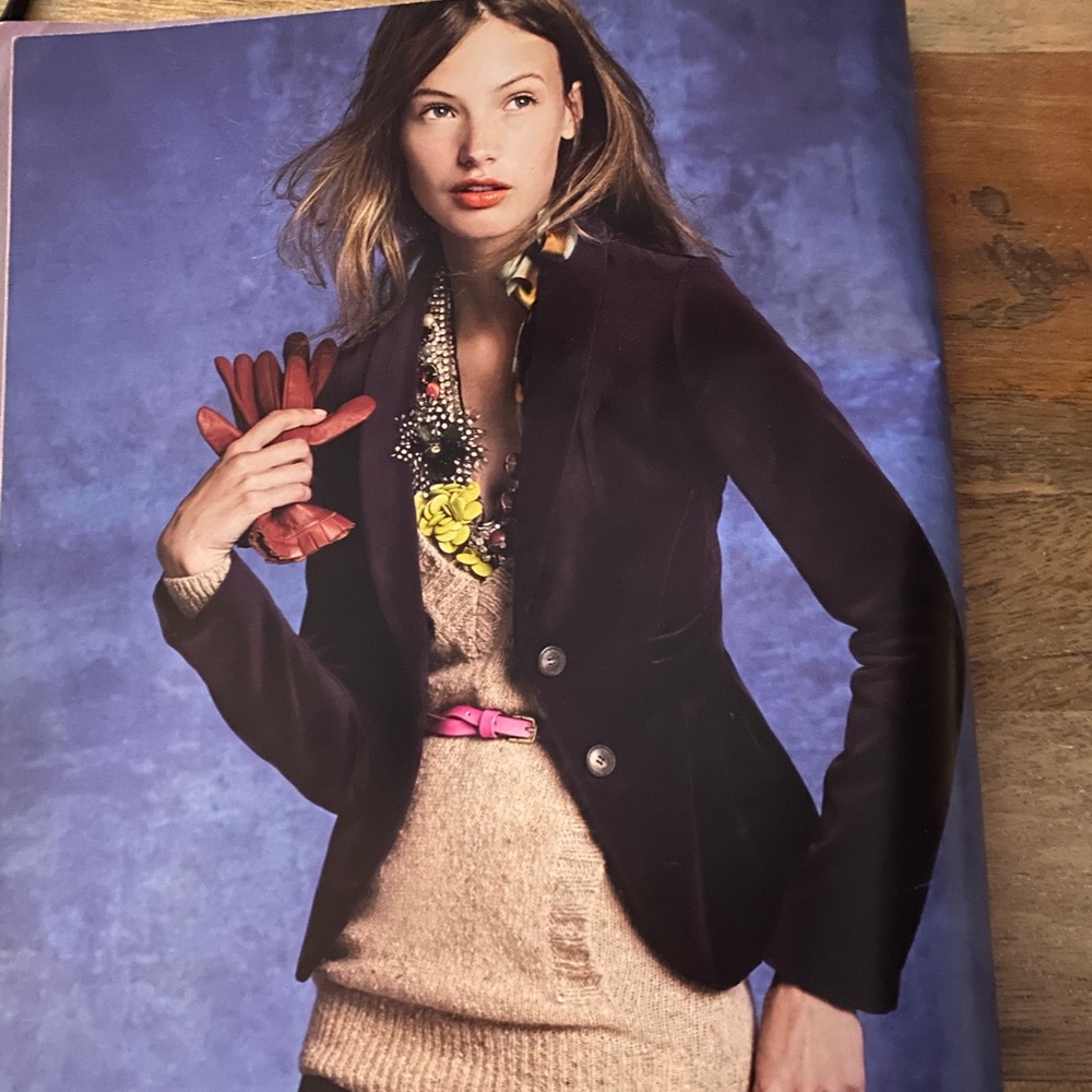 J. Crew Velvet Eden Blazer